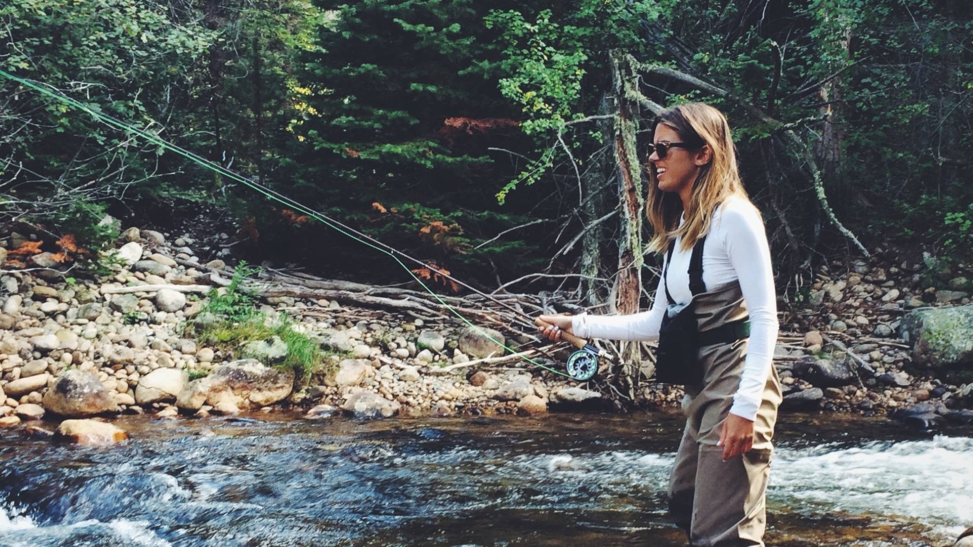 Fly casting example 1